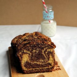 Zebra Pound Cake