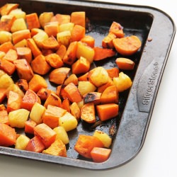 Roasted Pineapple Sweet Potatoes
