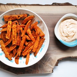Sweet Potato Fries + Zesty Ranch Dip
