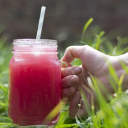 No Fuss Pomegranate Juice
