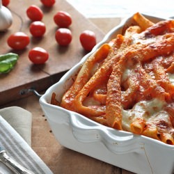 Ziti with Tomato and Smoked Cheese