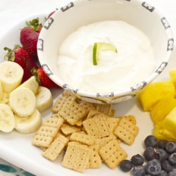 Fresh Key Lime Greek Yogurt Dip