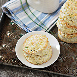 Parmesan Chive Biscuits