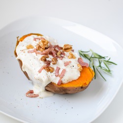 Sweet Potato with Creamy Sauce