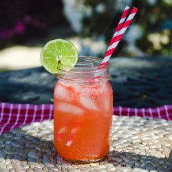 Strawberry Honey & Lime Spritzer