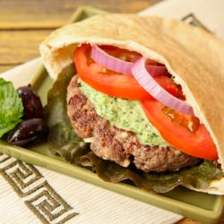 Greek Lamb Burgers
