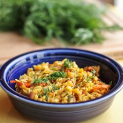 Split Pea Khichari with Dill