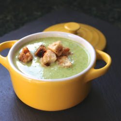 Creamy Leek and Brie Soup