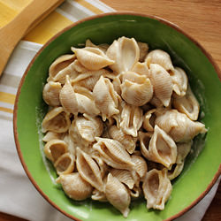 Whole Wheat Shells with Four Cheese