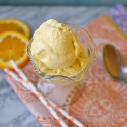 Burnt Orange Ice Cream