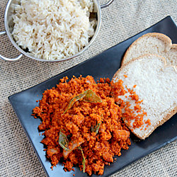 Deviled Coconut Sambol