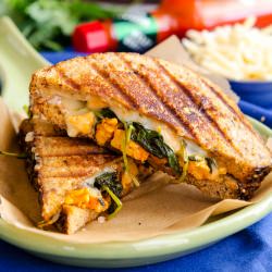 Grilled Buffalo Tempeh Sandwich