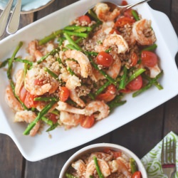 Asparagus & Shrimp Stir Fry