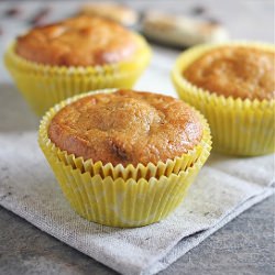 Banana, PB, Chocolate Chip Muffins