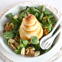 Salad with Pears, Walnuts and Parmigiano
