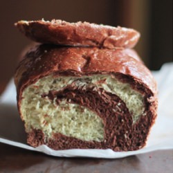 Chocolate-Matcha Swirl Bread