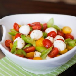 Tomato, Mozzarella & Celery Salad