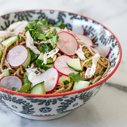 Soba Noodles w/Spicy Peanut Sauce