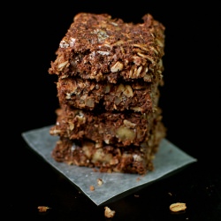 Double Chocolate Granola Bars