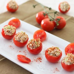 Salmon Salad Stuffed Tomatoes