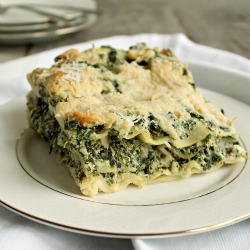 Light Spinach Lasagna