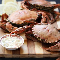 Boiled Crabs with Fennel