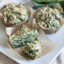 Mozzarella and Chard Muffins
