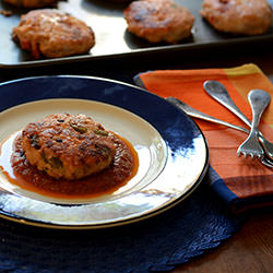 Creole Salmon Burgers