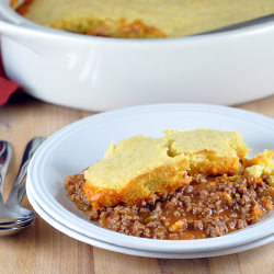 Cornbread Hamburger Pie