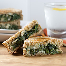 Spinach & Artichoke Grilled Cheese
