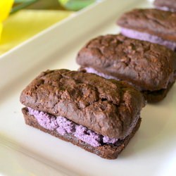 Chocolate Blueberry Whoopie Pie