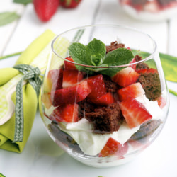 Instant Strawberries, Greek Yogurt
