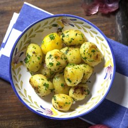 Spring Potatoes with Chardonnay