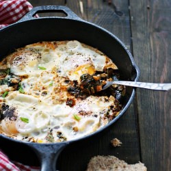 Spinach with Eggs