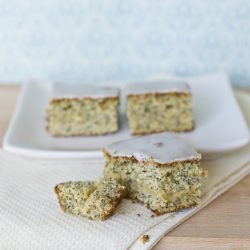 Lemon and Poppy Seed Squares
