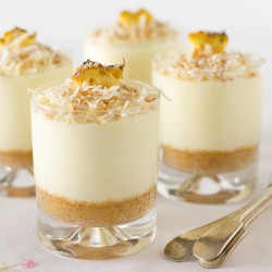 Pineapple Coconut Cheesecake