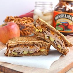 Apple, Turkey, Cheddar Panini