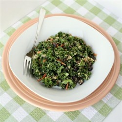 Kale Salad w/ Lemon Tahini Dressing