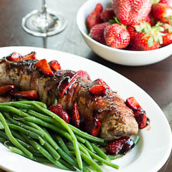 Pork with Strawberries