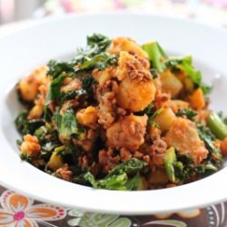Kale and Chorizo Hash