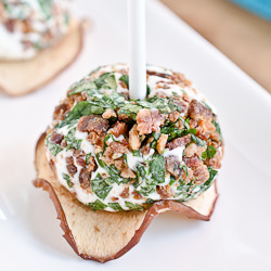 Bacon and Goat Cheese Pops