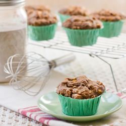 Banana-Apple Buckwheat Muffins