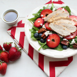 Strawberry Ricotta Summer Salad