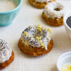 Lemon Poppy Seed Mini Cakes