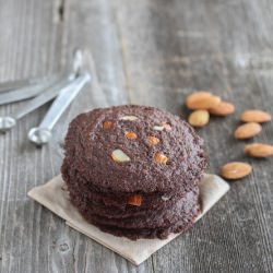Chocolate Almond Cookies