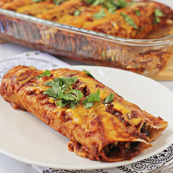 Chicken and Veggie Enchiladas