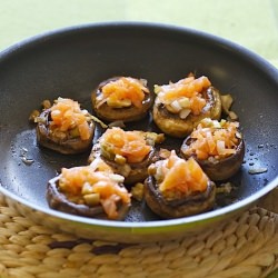 Mushrooms with Salmon