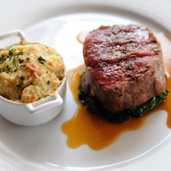 Beef with Artichoke Gratin
