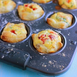 Mini Puff Pastry Quiche
