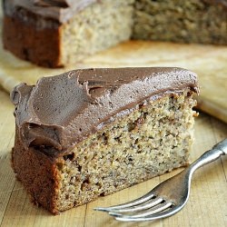 Banana Cake w/ Nutella Buttercream
